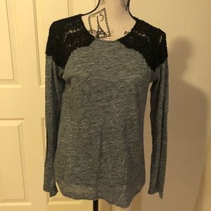 Zara Lace Shoulder Longsleeve